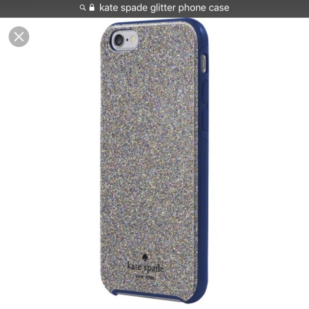 Kate Spade glitter phone case